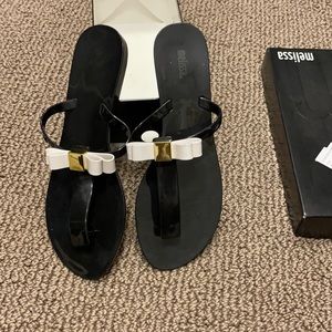 Melissa flat sandals with bow